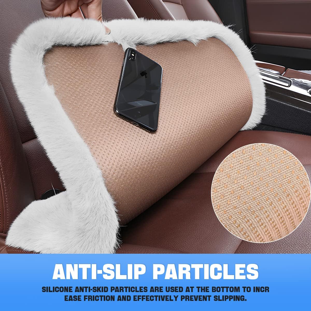 Winter Plush Warm Car Seat Cover Cushion