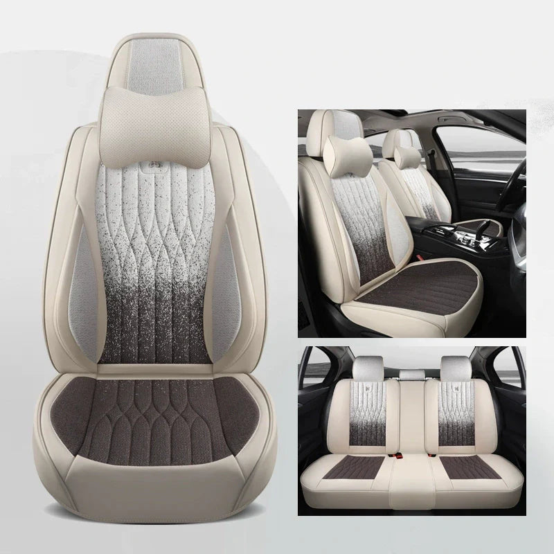 (New Arrival) 2025 Berry Car Seat Cover Set | Premium Leather Seat Cushion for Maximum Protection