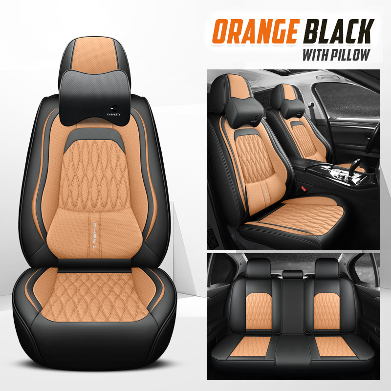 2024 Manez Leather Car Seat Cover for Cars, SUV