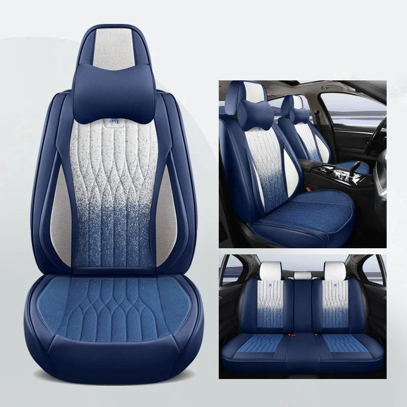 (New Arrival) 2025 Berry Car Seat Cover Set | Premium Leather Seat Cushion for Maximum Protection