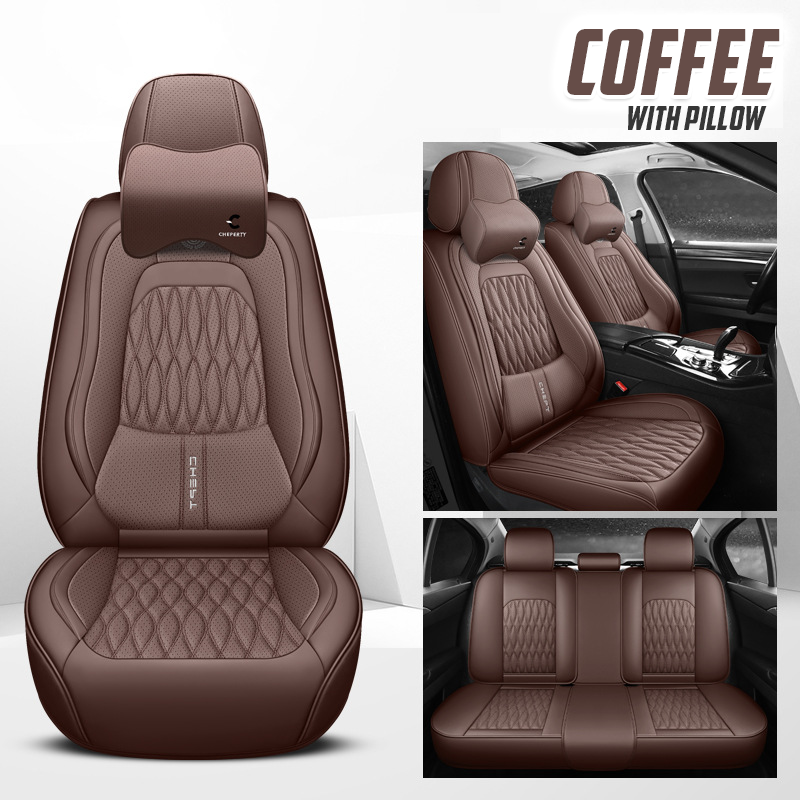 2024 Manez Leather Car Seat Cover for Cars, SUV