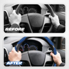 AU Samez Carbon Fiber Silicone Anti-Slip Car Steering Wheel Cover Universal Fit