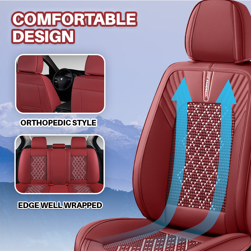 2024 Benny Leather Car Seat Cover for Cars, SUV