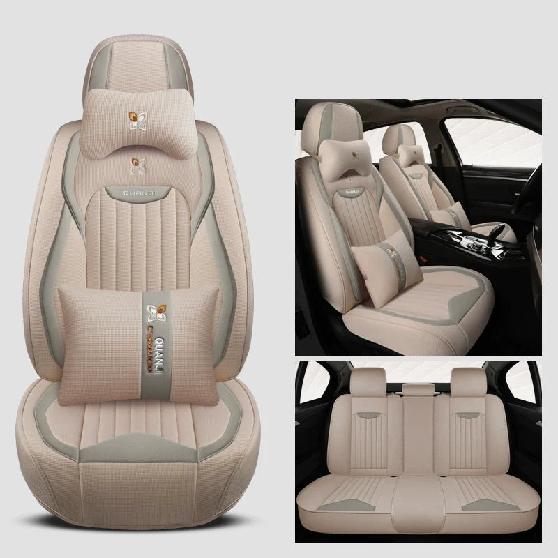 (New Arrival) 2025 Berry Car Seat Cover Set | Premium Leather Seat Cushion for Maximum Protection