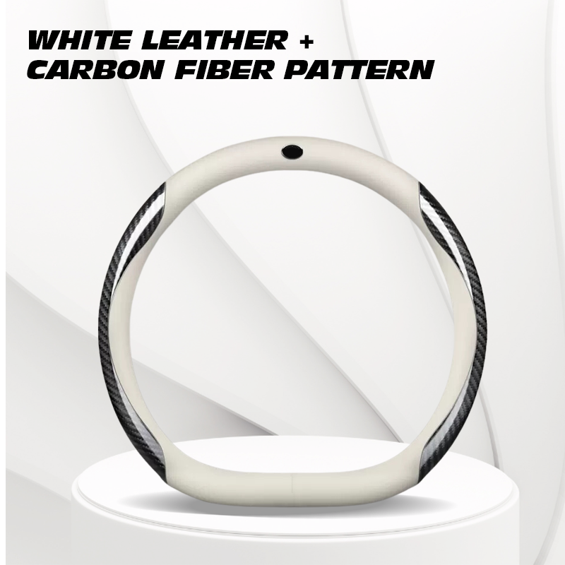 Zedd Breathable Anti Slip Leather Car Steering Wheel Cover Universal Fit