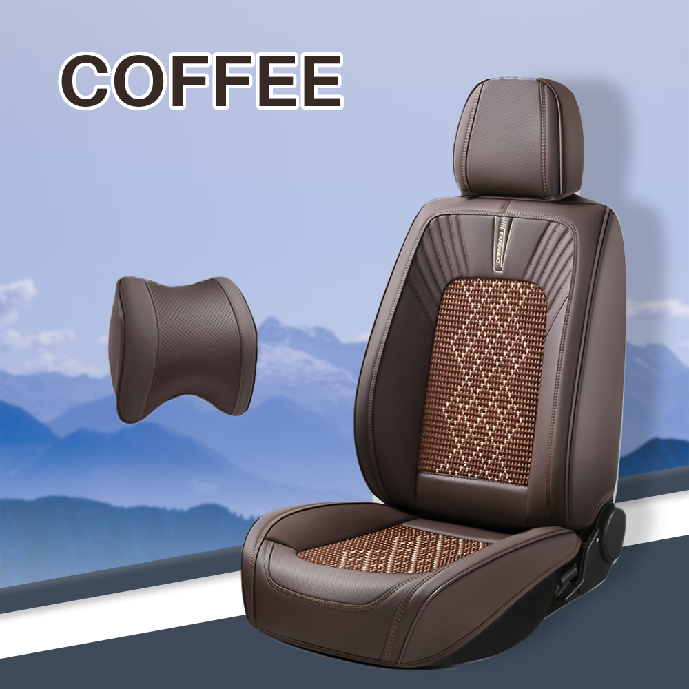 2025 Bennie Leather Car Seat Cover for Cars, SUV