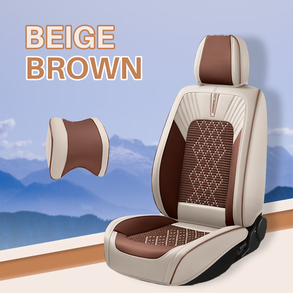 2024 Benny Leather Car Seat Cover for Cars, SUV