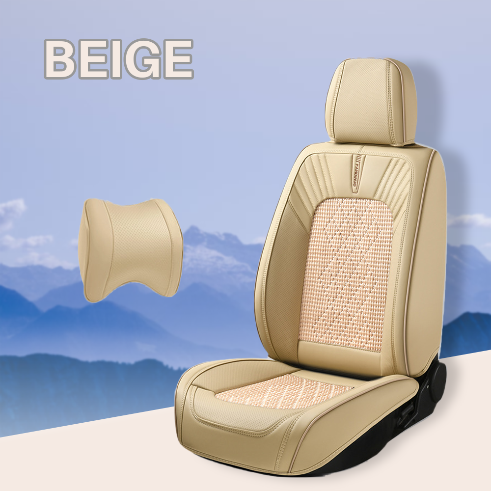 2025 Bennie Leather Car Seat Cover for Cars, SUV