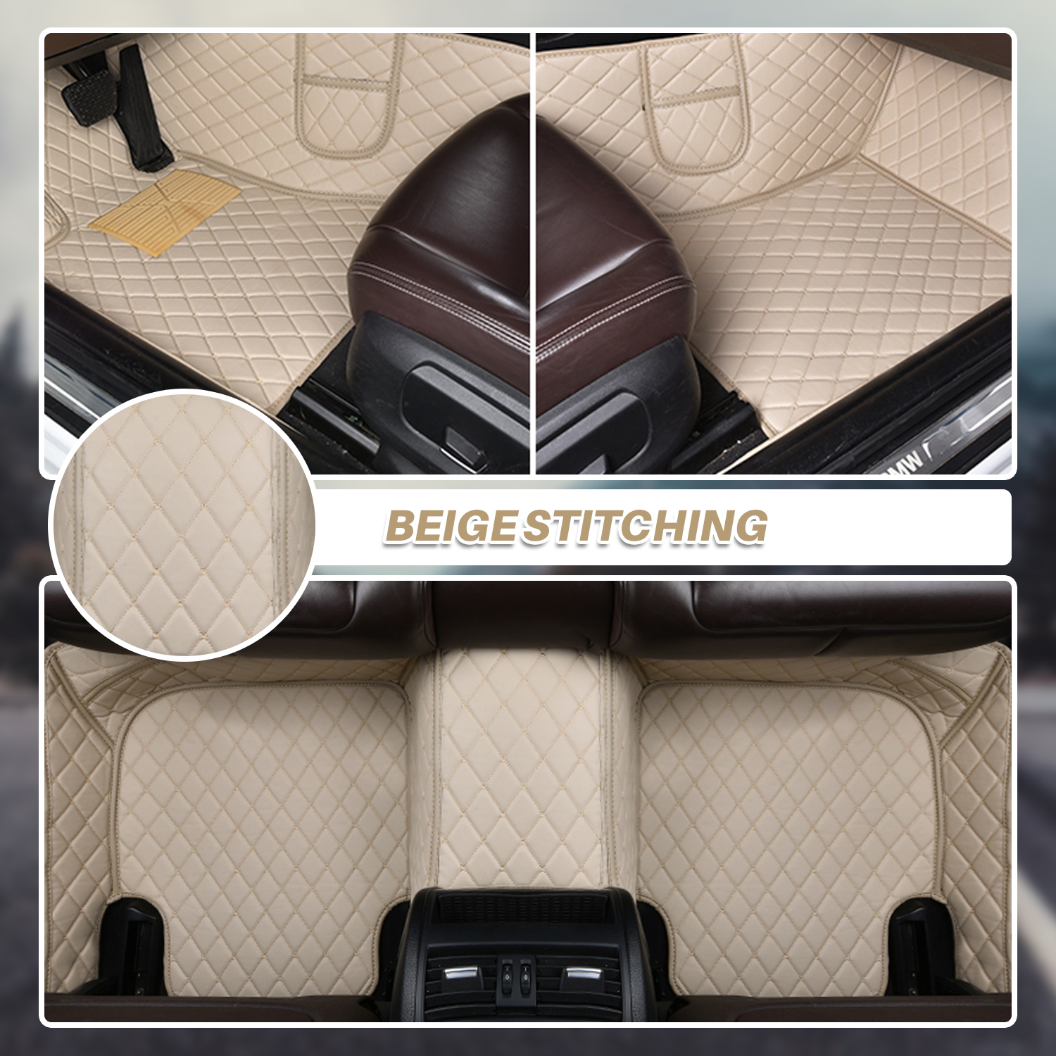 2024 Heavy Duty, Universal Fit Floor Mats for Cars, SUVs, and Trucks