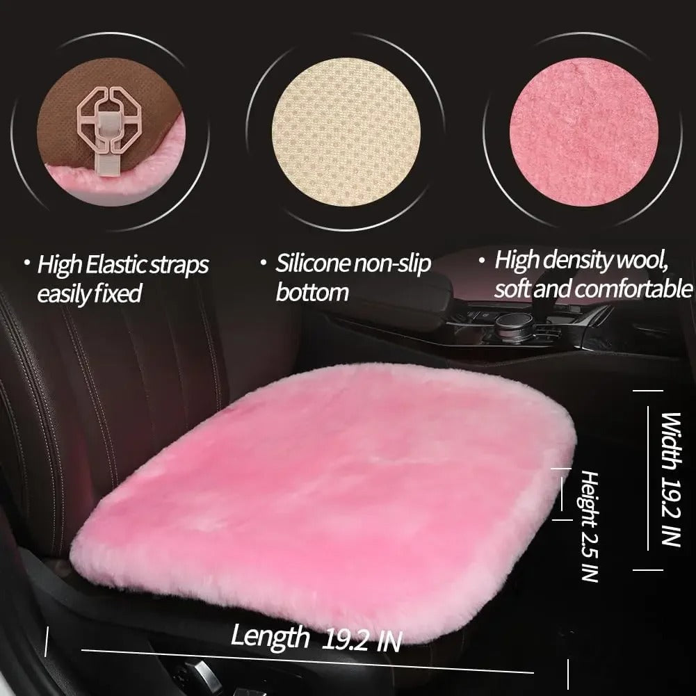 Winter Plush Warm Car Seat Cover Cushion