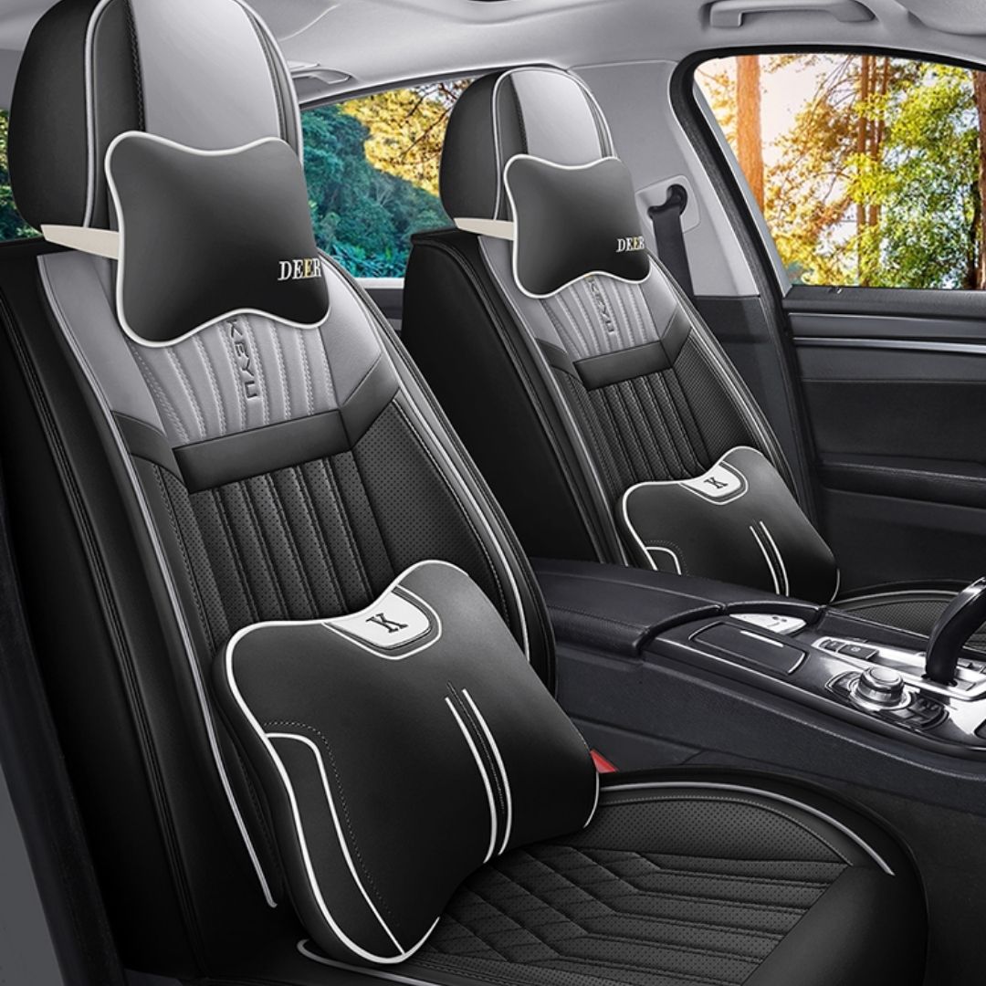 (New Arrival) 2025 Car Seat Cover Set | Premium Leather Seat Cushion for Maximum Protection