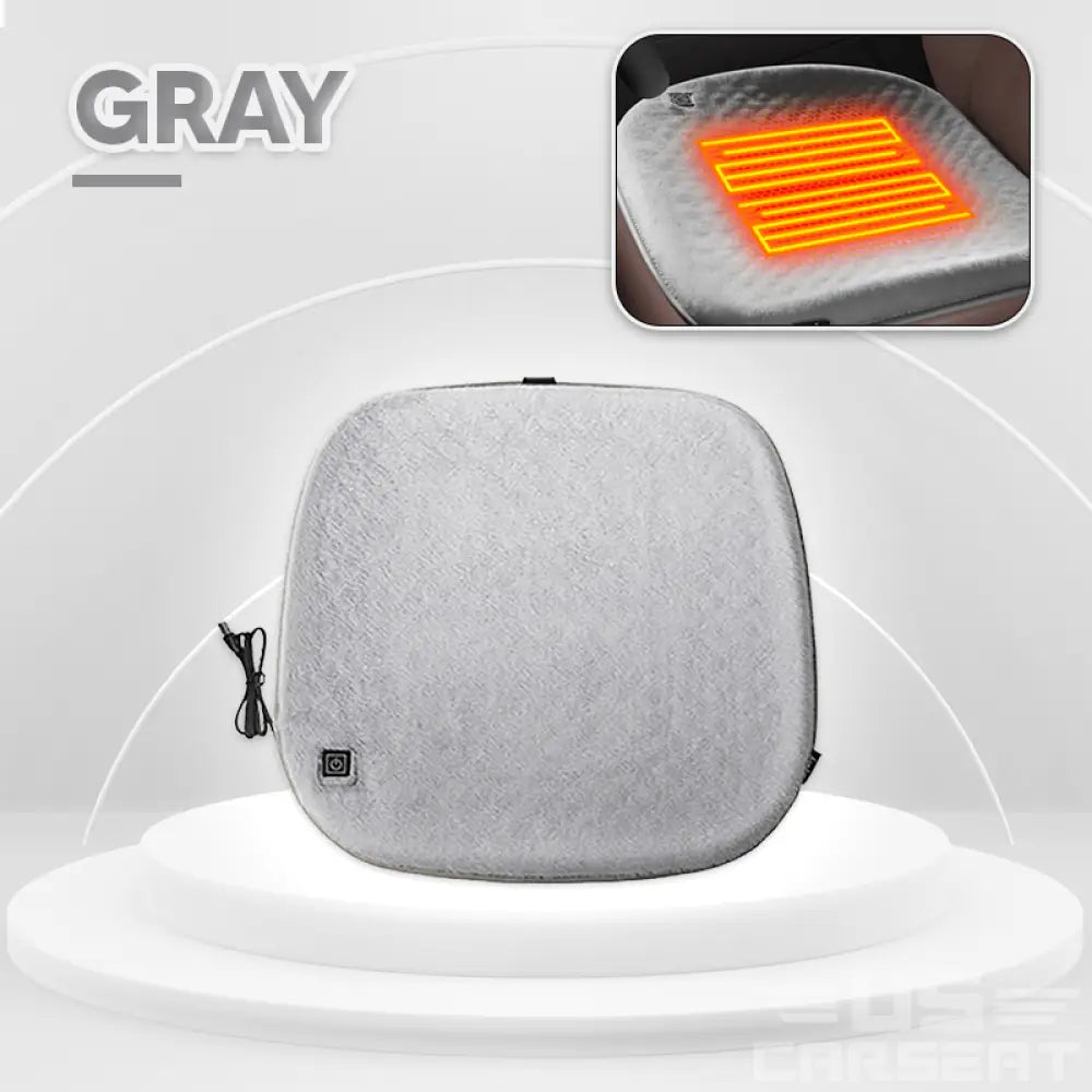 Alexcar Jaxer 5V Usb Easy Controller Fast Heating Non-Slip Heated Winter Seat Cushion For Car Gray