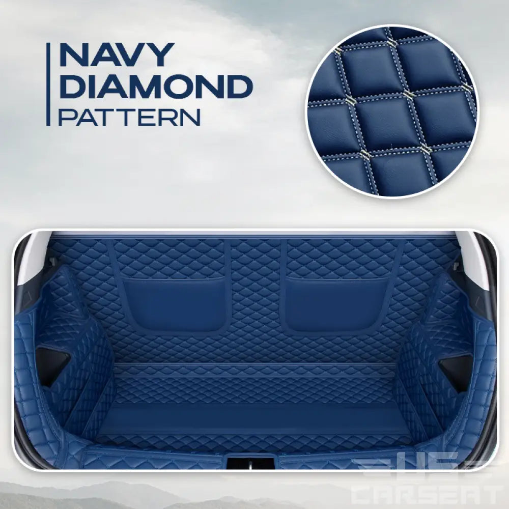 Alexcar Mota Waterproof Trunk Seat Cover Cargo Liner For Pet Fit Suv Car Jeep Truck Sedans Vans Navy