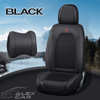 Alexcar Nox 2023 Full Set Universal Breathable Waterproof Vehicle Leather Cover For Cars Suv Black /