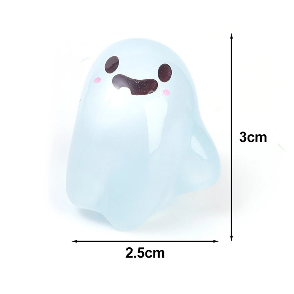 Halloween Ghost Luminous Car Ornaments – DIY Resin Micro Landscape Decorative Keychain Pendant