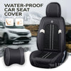 Nox 2022 Full Set Universal Breathable Waterproof Vehicle Leather Cover For Cars Suv Black And White