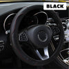 Microfiber Leather Anti-Slip Car Steering Wheel Cover Universal Fit