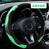 WheelPro Microfiber Leather Anti-Slip Car Steering Wheel Cover Universal Fit