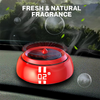 Solar-Powered Spinning Aromatherapy Diffuser Car Air Freshener