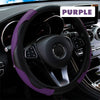 Microfiber Leather Anti-Slip Car Steering Wheel Cover Universal Fit