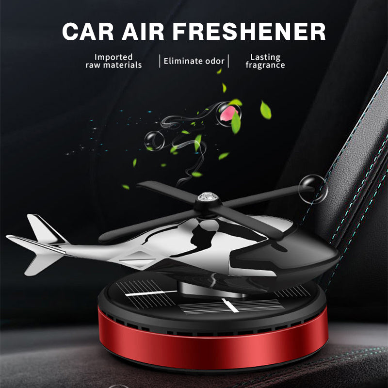 Solar-Powered Helicopter Car Air Freshener