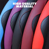 Microfiber Leather Anti-Slip Car Steering Wheel Cover Universal Fit