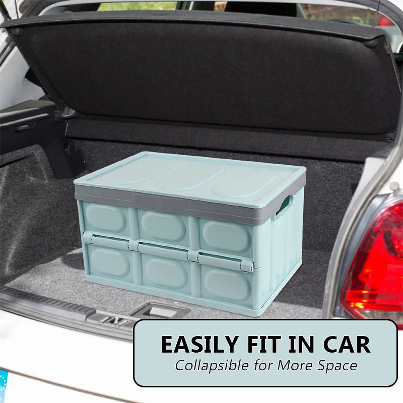 Foldable Car Trunk Storage Box Organizer For Outdoor Camping Fishing