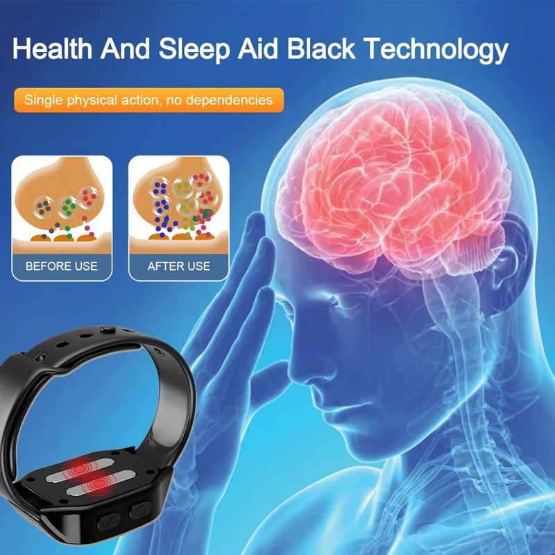 Microcurrent Sleep Aid Improve Sleep, Stress Relief, Fast Asleep Wristband Watch Device