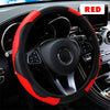 Microfiber Leather Anti-Slip Car Steering Wheel Cover Universal Fit